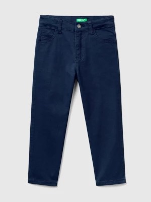 Zdjęcie produktu Benetton, Five-pocket Stretch Trousers, size 82, Dark Blue, Kids United Colors of Benetton