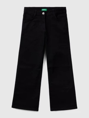 Zdjęcie produktu Benetton, Flared Stretch Pants, size 2XL, Black, Kids United Colors of Benetton