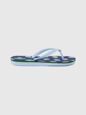 Zdjęcie produktu Benetton, Flip-flops With Fruit Pattern, size 40-41, Dark Blue, Kids United Colors of Benetton