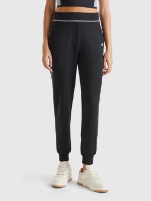 Zdjęcie produktu Benetton, Flowy Stretch Trousers, size XS, Black, Women United Colors of Benetton