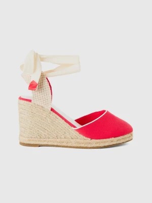 Zdjęcie produktu Benetton, Fuchsia Rope Wedges, size 35, Fuchsia, Women United Colors of Benetton