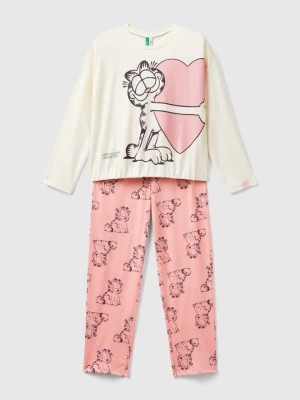 Zdjęcie produktu Benetton, Garfield Pyjamas ©2024 By Paws, Inc., size L, Creamy White, Kids United Colors of Benetton