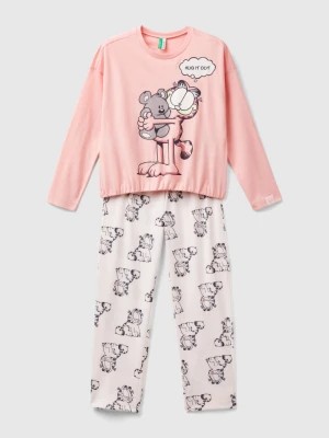 Zdjęcie produktu Benetton, Garfield Pyjamas ©2024 By Paws, Inc., size XS, Pink, Kids United Colors of Benetton