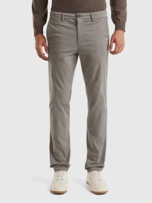 Zdjęcie produktu Benetton, Gray Slim Fit Chino, size 50, Gray, Men United Colors of Benetton