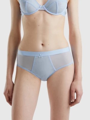 Zdjęcie produktu Benetton, High-waisted Mesh Underwear, size S, Lilac, Women United Colors of Benetton