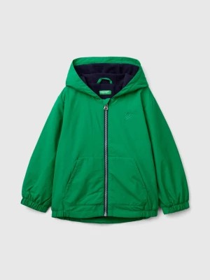 Zdjęcie produktu Benetton, Jacket With Oversized Hood, size 110, Green, Kids United Colors of Benetton