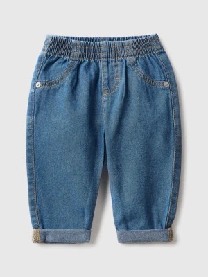 Zdjęcie produktu Benetton, Jeans In 100% Cotton Denim, size 56, Light Blue, Kids United Colors of Benetton