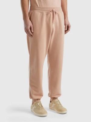 Zdjęcie produktu Benetton, Joggers In Organic Cotton Blend, size XL, Nude, Men United Colors of Benetton