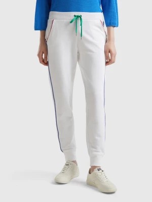 Zdjęcie produktu Benetton, Joggers With Drawstring, size S, White, Women United Colors of Benetton