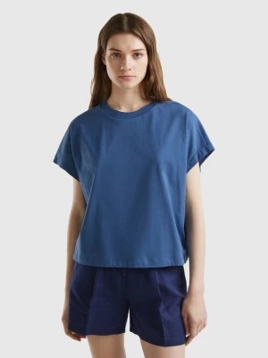 Zdjęcie produktu Benetton, Kimono Sleeve T-shirt, size M, Air Force Blue, Women United Colors of Benetton