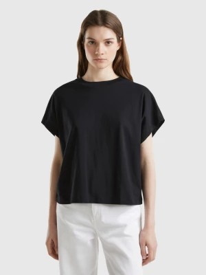 Zdjęcie produktu Benetton, Kimono Sleeve T-shirt, size XXS, Black, Women United Colors of Benetton