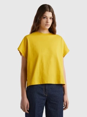 Zdjęcie produktu Benetton, Kimono Sleeve T-shirt, size XXS, Yellow, Women United Colors of Benetton