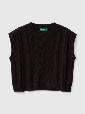 Zdjęcie produktu Benetton, Knit Vest, size L, Black, Kids United Colors of Benetton