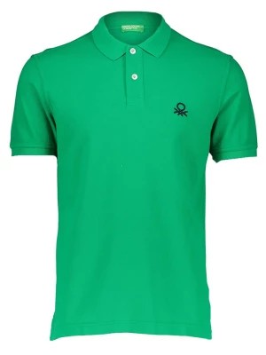 Zdjęcie produktu Benetton Koszulka polo w kolorze zielonym rozmiar: M