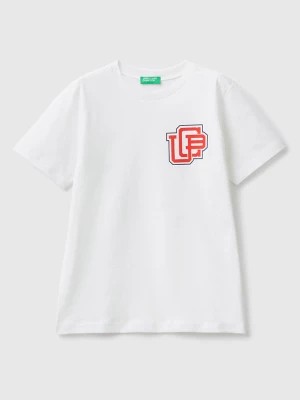 Zdjęcie produktu Benetton Koszulka w kolorze białym rozmiar: 122