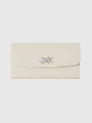 Zdjęcie produktu Benetton, Large Wallet In Imitation Leather, size OS, Creamy White, Women United Colors of Benetton