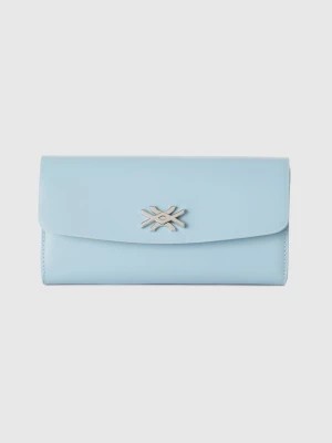 Zdjęcie produktu Benetton, Large Wallet In Imitation Leather, size OS, Sky Blue, Women United Colors of Benetton