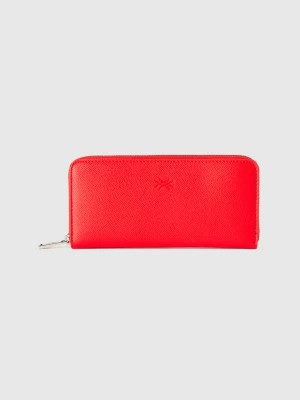 Zdjęcie produktu Benetton, Large Zip Wallet, size OS, Red, Women United Colors of Benetton