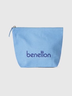 Zdjęcie produktu Benetton, Light Blue Clutch In Pure Cotton, size OS, Light Blue, Women United Colors of Benetton