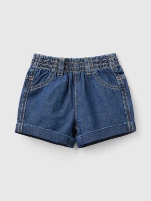 Zdjęcie produktu Benetton, Light Denim Shorts, size 62, Dark Blue, Kids United Colors of Benetton
