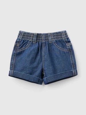 Zdjęcie produktu Benetton, Light Denim Shorts, size 74, Dark Blue, Kids United Colors of Benetton