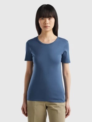 Zdjęcie produktu Benetton, Long Fiber Cotton T-shirt, size XL, Air Force Blue, Women United Colors of Benetton