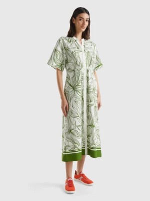 Zdjęcie produktu Benetton, Long Shirt Dress In Sustainable Viscose Blend, size S, , Women United Colors of Benetton