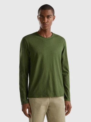 Zdjęcie produktu Benetton, Long Sleeve T-shirt In 100% Cotton, size XL, , Men United Colors of Benetton
