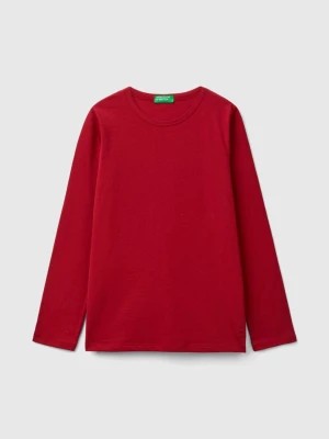 Zdjęcie produktu Benetton, Long Sleeve T-shirt In Organic Cotton, size 3XL, Red, Kids United Colors of Benetton