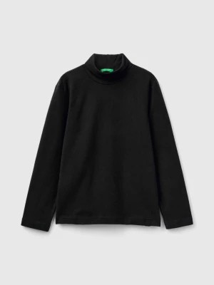 Zdjęcie produktu Benetton, Long Sleeve Turtleneck T-shirt, size 2XL, Black, Kids United Colors of Benetton