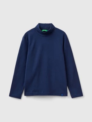 Zdjęcie produktu Benetton, Long Sleeve Turtleneck T-shirt, size XL, Dark Blue, Kids United Colors of Benetton