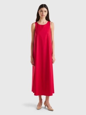 Zdjęcie produktu Benetton, Long Sleeveless Dress, size L, Red, Women United Colors of Benetton