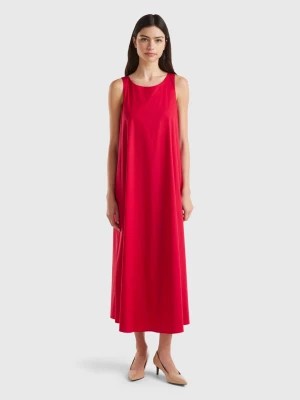 Zdjęcie produktu Benetton, Long Sleeveless Dress, size M, Red, Women United Colors of Benetton