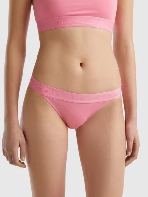 Zdjęcie produktu Benetton, Low-rise Underwear In Organic Cotton, size M, Pink, Women United Colors of Benetton