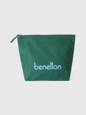 Zdjęcie produktu Benetton, Military Green Clutch In Pure Cotton, size OS, Military Green, Women United Colors of Benetton