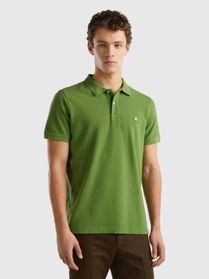 Zdjęcie produktu Benetton, Military Green Regular Fit Polo, size L, Military Green, Men United Colors of Benetton