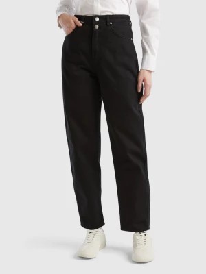 Zdjęcie produktu Benetton, Mom Fit Trousers, size 25, Black, Women United Colors of Benetton