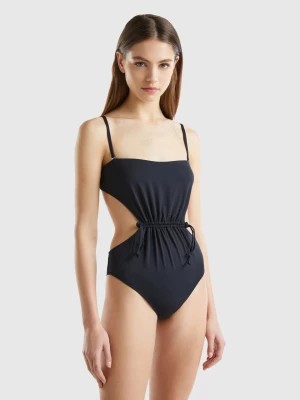 Zdjęcie produktu Benetton, One-piece Cut Out Swimsuit In Econyl®, size 3°, Black, Women United Colors of Benetton