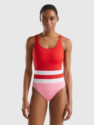 Zdjęcie produktu Benetton, One-piece Swimsuit In Econyl®, size 2°, Multi-color, Women United Colors of Benetton