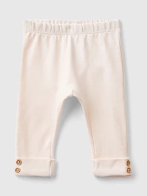 Zdjęcie produktu Benetton, Organic Cotton Leggings, size 50, Soft Pink, Kids United Colors of Benetton