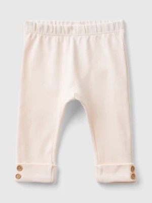 Zdjęcie produktu Benetton, Organic Cotton Leggings, size 62, Soft Pink, Kids United Colors of Benetton