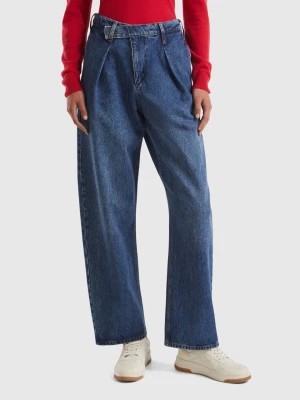 Zdjęcie produktu Benetton, Oversized Fit Jeans, size 30, Blue, Women United Colors of Benetton