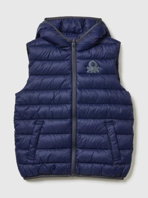 Zdjęcie produktu Benetton, Padded Jacket With Hood, size L, Dark Blue, Kids United Colors of Benetton