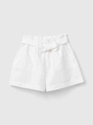 Zdjęcie produktu Benetton, Paperbag Shorts, size 2XL, White, Kids United Colors of Benetton