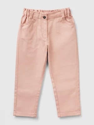 Zdjęcie produktu Benetton, Paperbag Trousers, size 104, Pastel Pink, Kids United Colors of Benetton