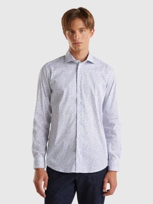 Zdjęcie produktu Benetton, Patterned Slim Fit Shirt, size S, Multi-color, Men United Colors of Benetton