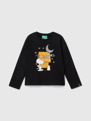 Zdjęcie produktu Benetton, ©peanuts T-shirt With Glittery Print, size 116, Black, Kids United Colors of Benetton