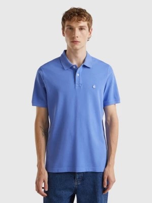 Zdjęcie produktu Benetton, Periwinkle Regular Fit Polo, size M, Periwinkle, Men United Colors of Benetton