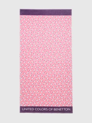 Zdjęcie produktu Benetton, Pink Beach Towel With Blueberry Pattern, size OS, Pink, Kids United Colors of Benetton