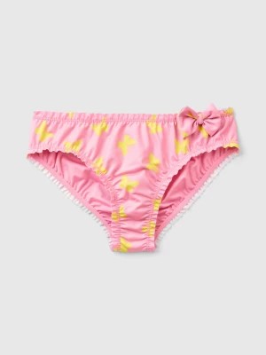 Zdjęcie produktu Benetton, Pink Swim Trunks With Butterfly Pattern, size 74, Pink, Kids United Colors of Benetton